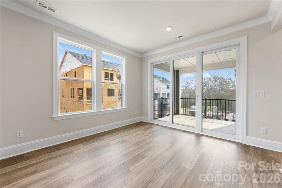 dining space with access to the outdoor living
