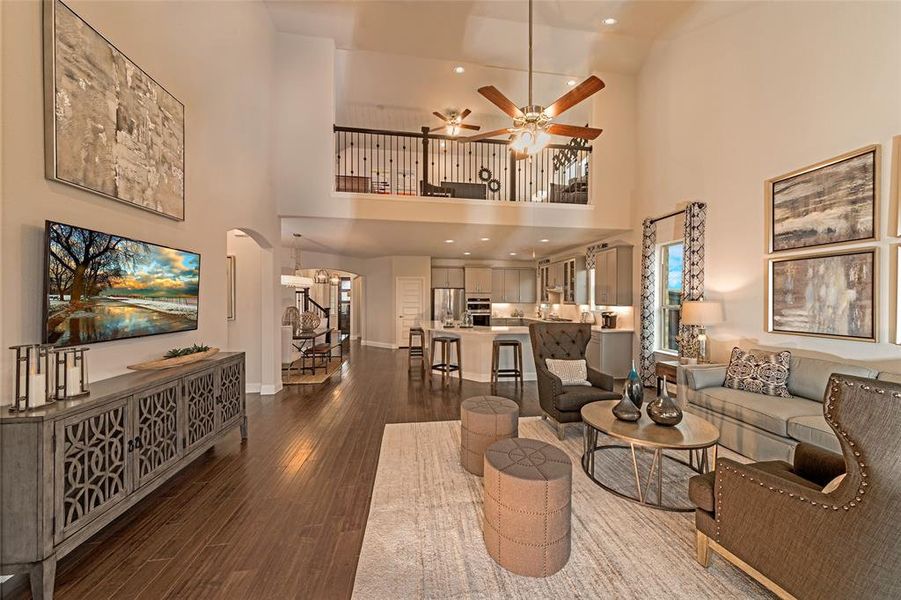 Beazer Homes Brookville Estates Blackburn floorplan. This is not a photo of the actual home, but is a photo of the Blackburn floorplan.