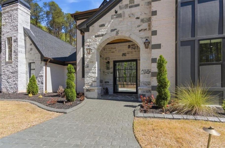 Exterior details and patio area of a home in , Tyrone (Image 3).