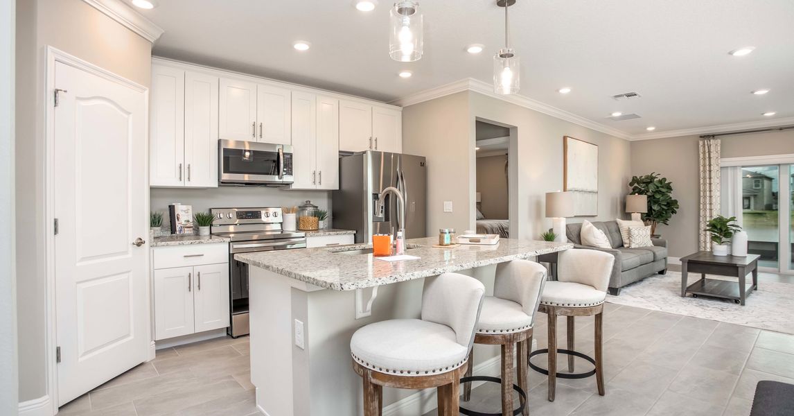 Representative furnished interior of a home built from the Lexington by Maronda Homes in Lake County Communities, Mount Plymouth (Image 41).