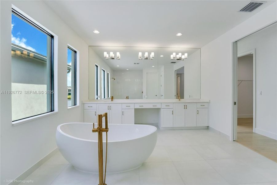 Furnished interior view inside a new home in Lotus Edge, Boca Raton (Image 13).