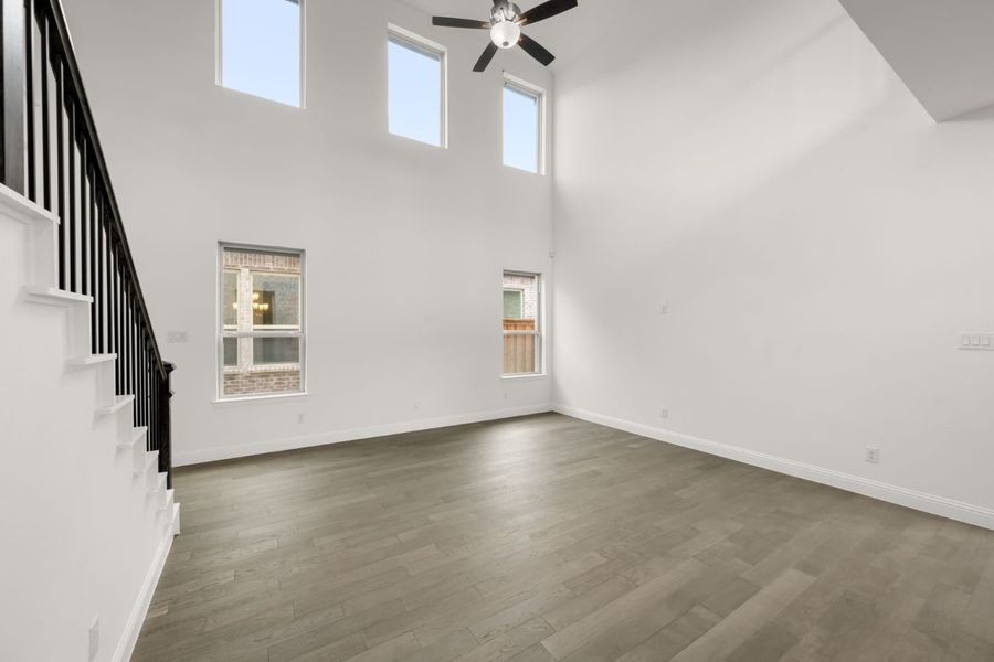 Representative unfurnished interior of a home built from the Aspen by Windsor Homes in Walton Ridge, Corinth (Image 16). Representative unfurnished interior of a home built from the Aspen by Windsor Homes in Walton Ridge, Corinth (Image 16).