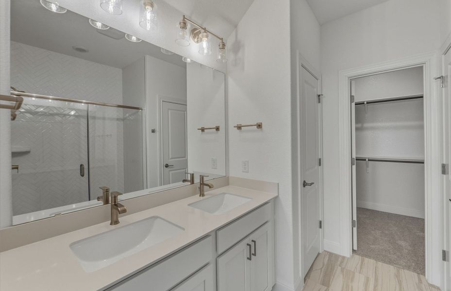 Furnished interior view inside a new home in Saddleback at Santa Rita Ranch, Liberty Hill (Image 16).