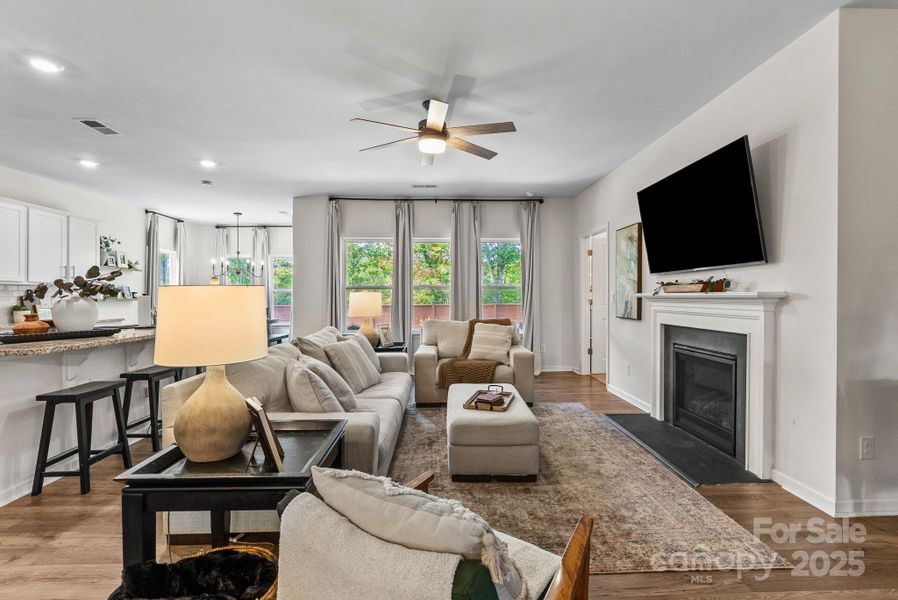 Furnished interior view inside a new home in , Mars Hill (Image 5). Furnished interior view inside a new home in , Mars Hill (Image 5).