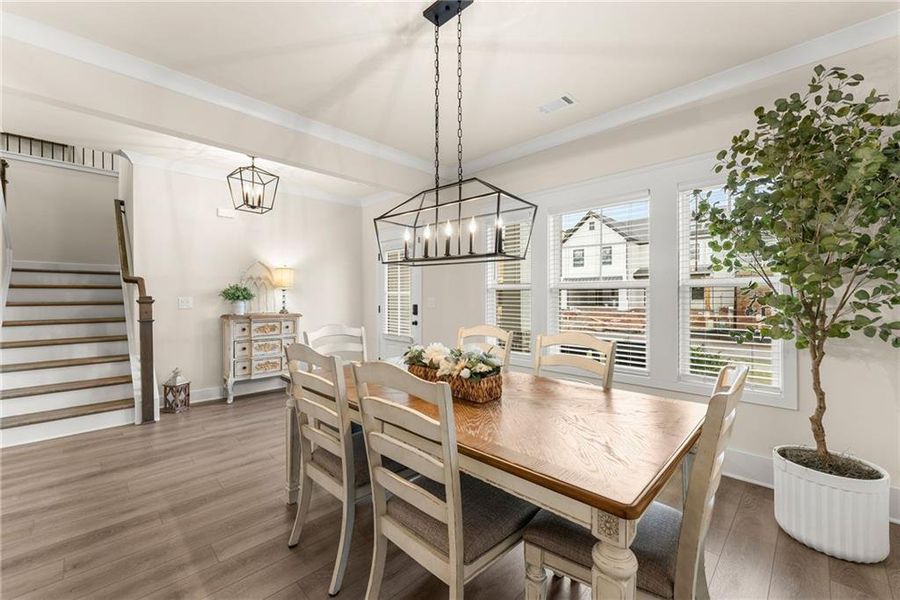 Furnished interior view inside a new home in , Gainesville (Image 41).