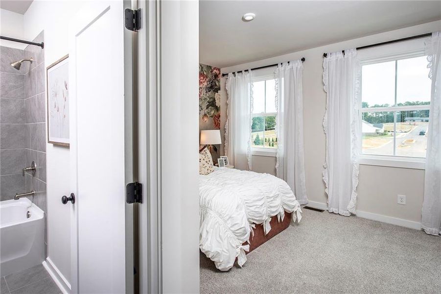 Furnished interior view inside a new home in Acacia, Cumming (Image 16).