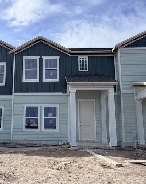 In-progress construction of a new home in Whaley Grove Townhomes, St. Cloud, FL (Image 10).