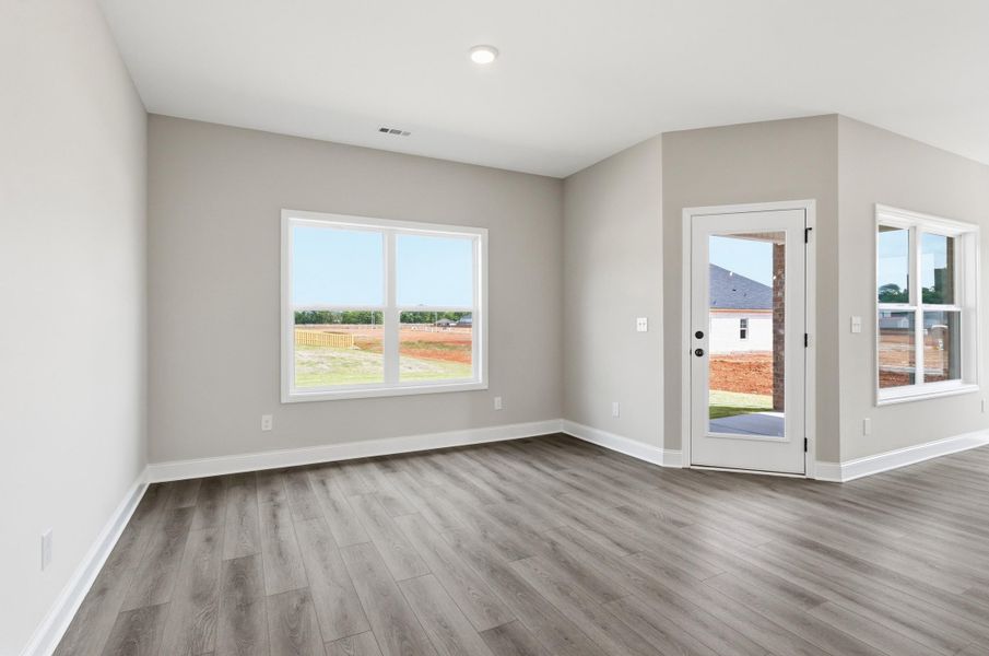 Representative unfurnished interior of a home built from the The Glen A by Davidson Homes LLC in Meadow Ridge Estates, Josephine (Image 14).