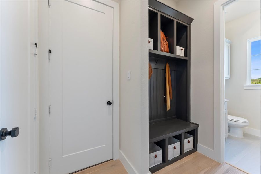 Furnished interior view inside a new home in Estates at Rockhill, Frisco (Image 21).