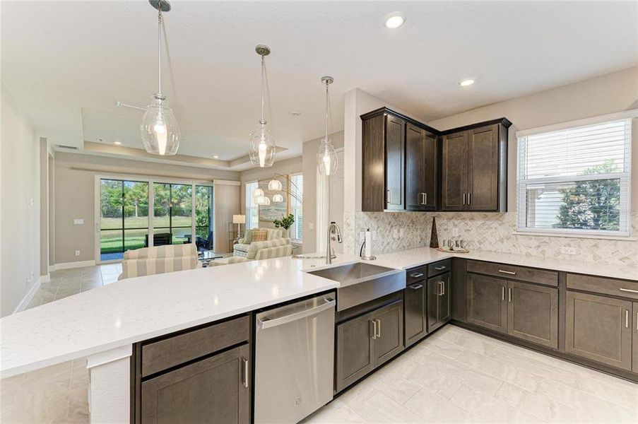 Furnished interior view inside a new home in , Bradenton (Image 33).