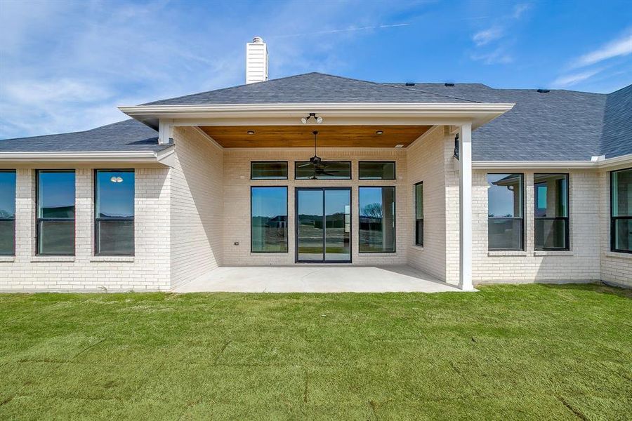 Exterior details and patio area of a home in , Waxahachie (Image 3). Exterior details and patio area of a home in , Waxahachie (Image 3).