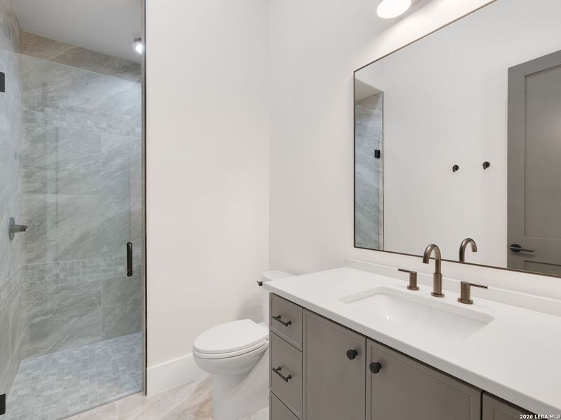 Furnished interior view inside a new home in , San Antonio (Image 16).