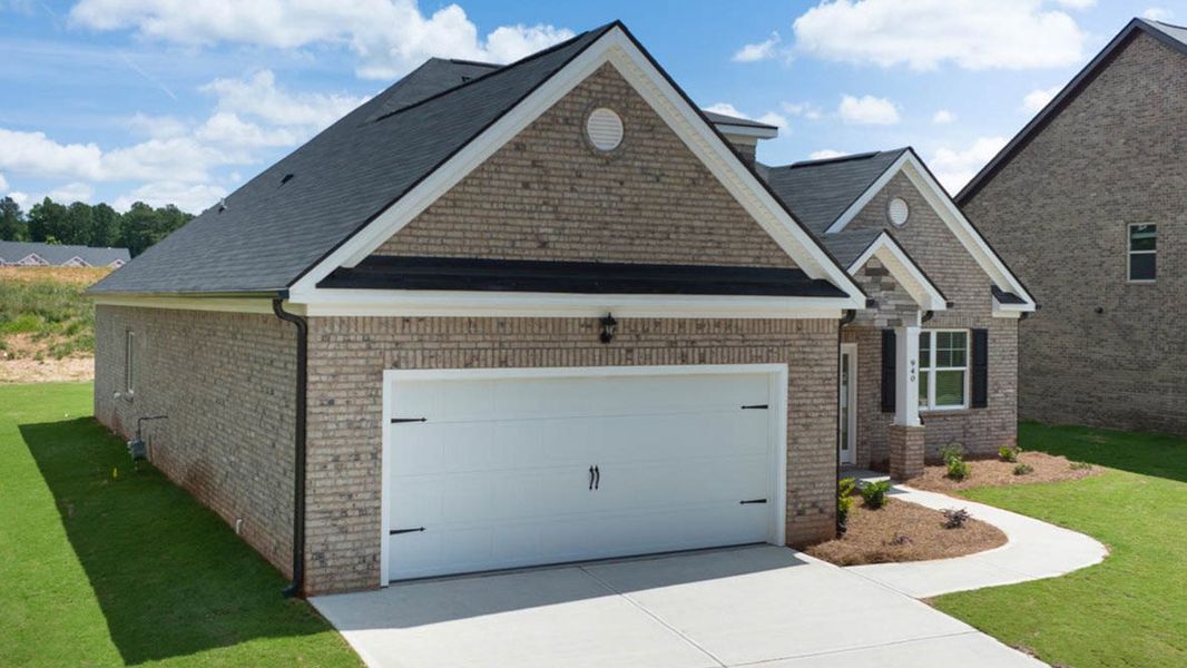 Representative exterior photo of a completed home built from the Marlene by D.R. Horton in Evergreen Crossing, Locust Grove, GA (Image 2). Representative exterior photo of a completed home built from the Marlene by D.R. Horton in Evergreen Crossing, Locust Grove, GA (Image 2).