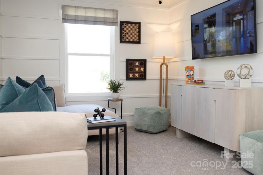 Furnished interior view inside a new home in Hedgecliff Townes, Kannapolis (Image 6). Furnished interior view inside a new home in Hedgecliff Townes, Kannapolis (Image 6).