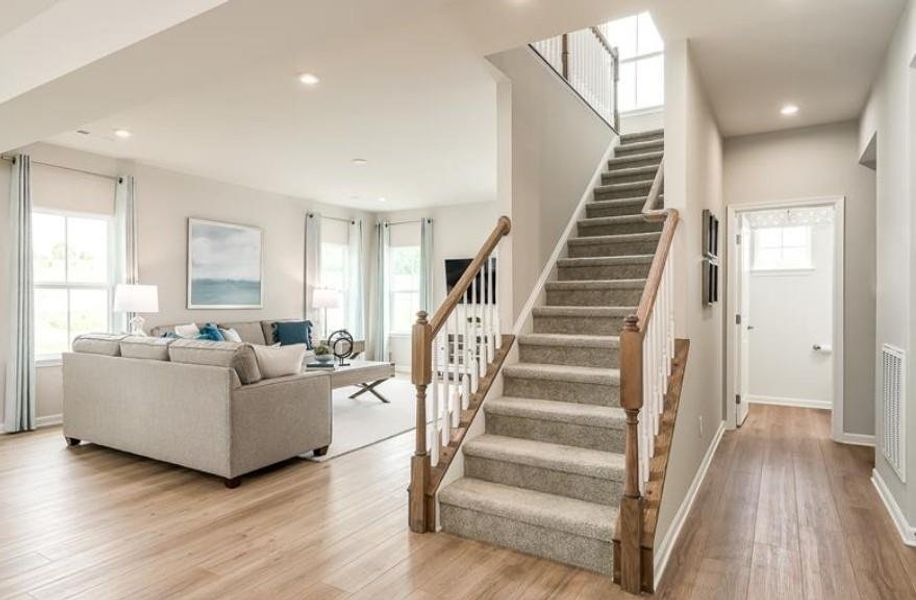 Furnished interior view inside a new home in Heritage Grove, Calhoun (Image 11).