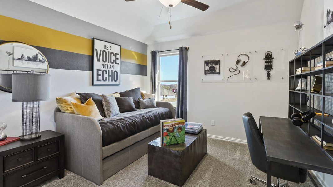 Representative furnished interior of a home built from the Hickory by Brightland Homes in Sunterra, Katy (Image 14).