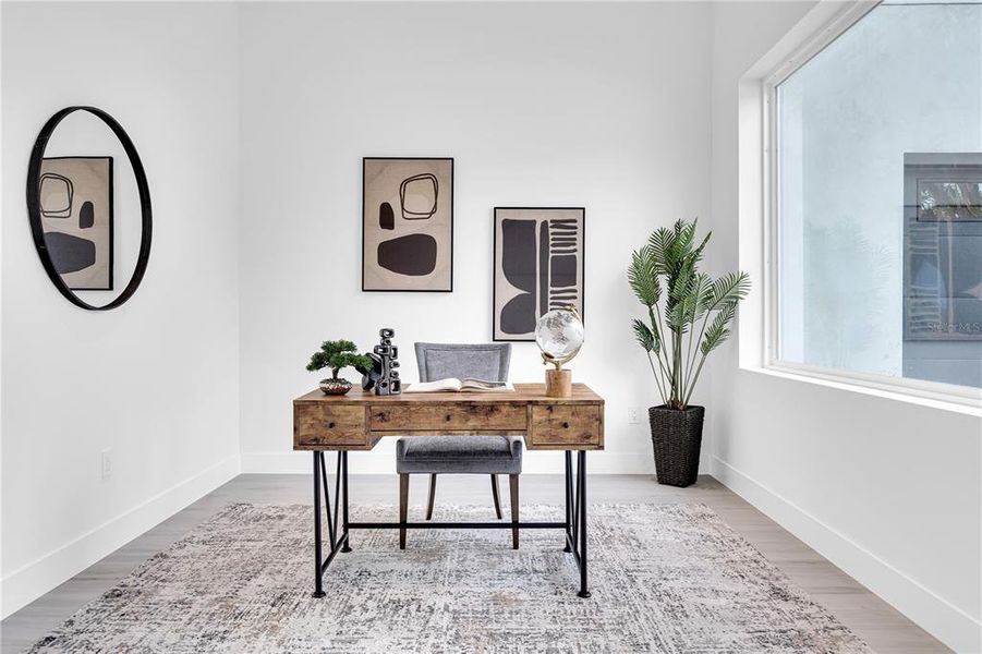 Furnished interior view inside a new home in , Windermere (Image 11).