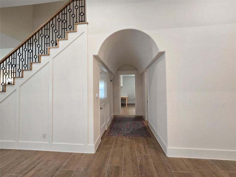Hallway to Laundry and guest Bathroom