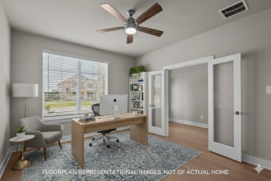 Furnished interior view inside a new home in Miller's Pond, Rosenberg (Image 13).