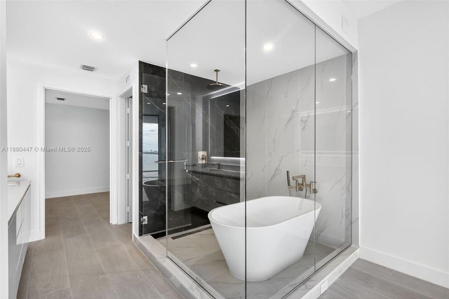 Furnished interior view inside a new home in , Miami (Image 3).