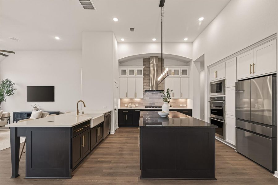 Style, Beauty & Functionality.  Counter tops are granite on the island and quartz on the perimeter.