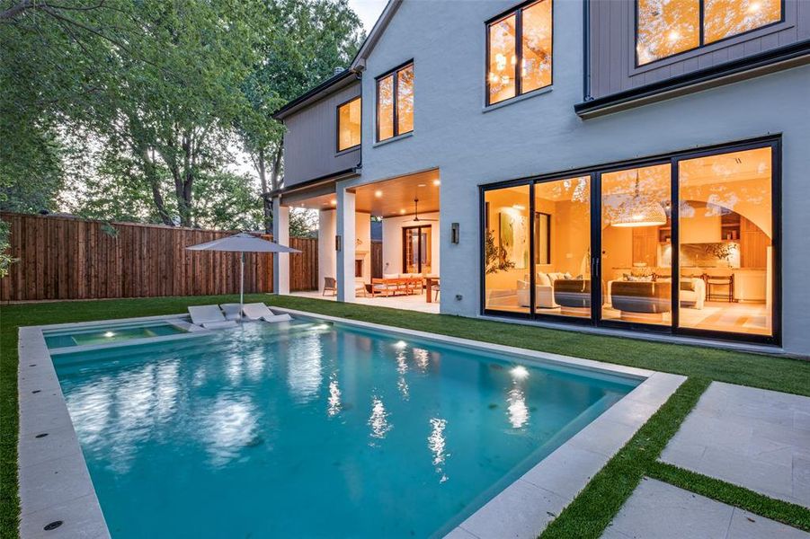 Exterior details and patio area of a home in , Dallas (Image 22).