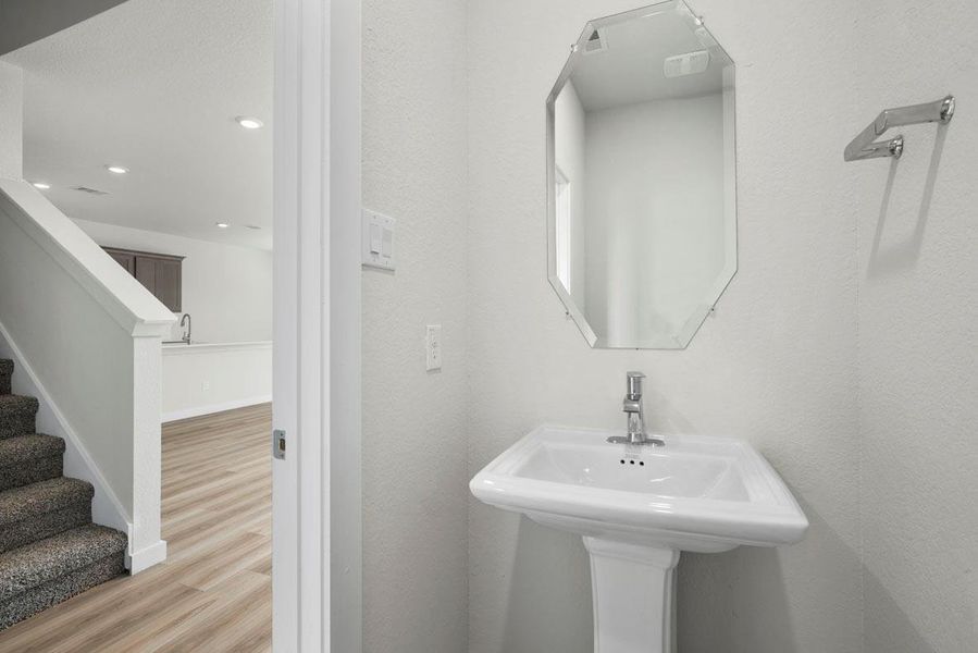 Furnished interior view inside a new home in West Canyon Trails, Belton (Image 9). Furnished interior view inside a new home in West Canyon Trails, Belton (Image 9).