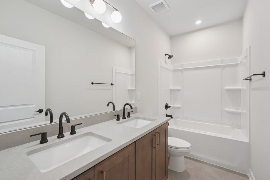 Furnished interior view inside a new home in Summit At Homestead, Chapel Hill (Image 8).