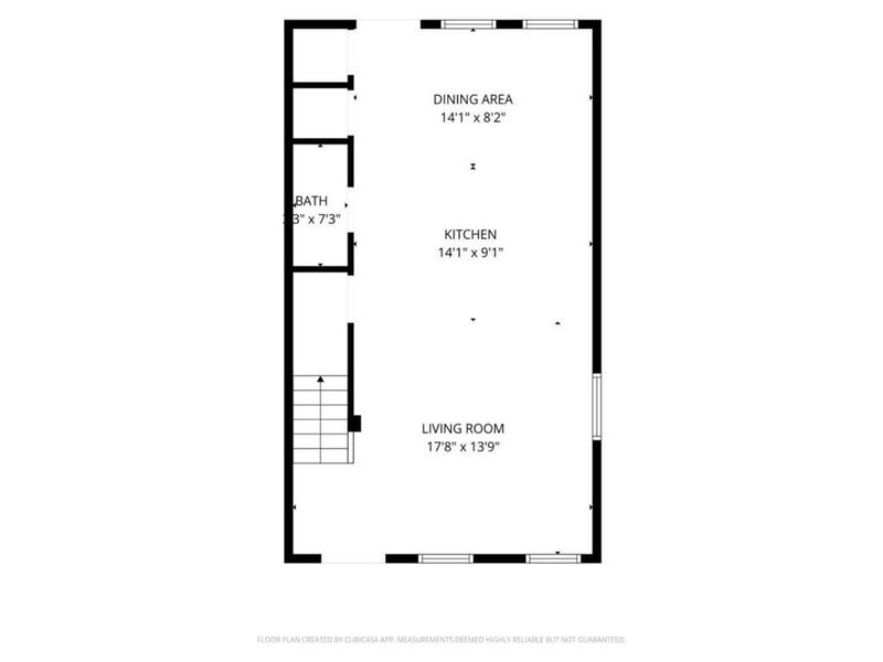 2D floor plan layout of this home in , Atlanta, GA (Image 5).