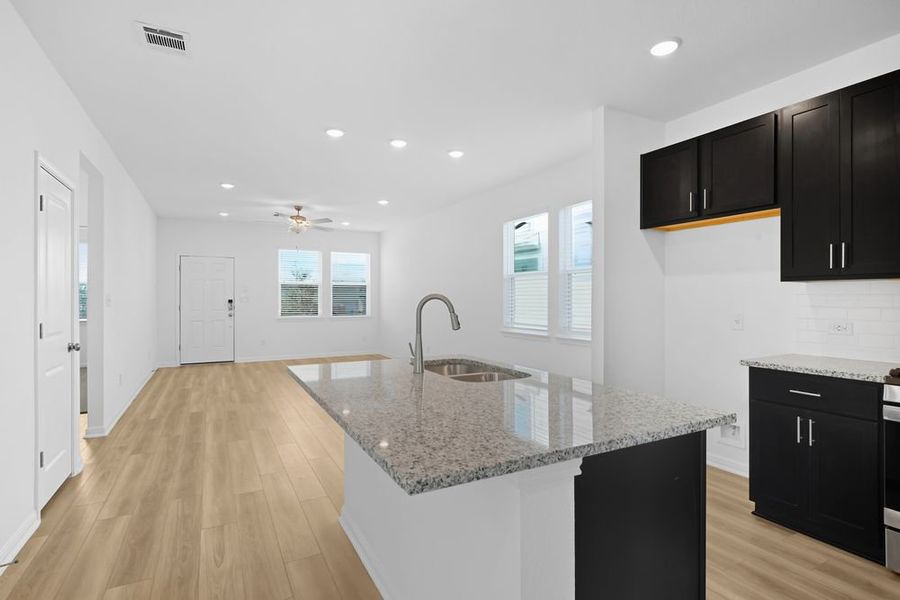 Furnished interior view inside a new home in Emory Crossing, Hutto (Image 3). Furnished interior view inside a new home in Emory Crossing, Hutto (Image 3).