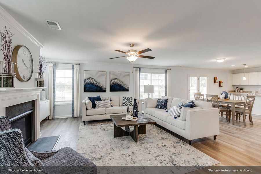 Furnished interior view inside a new home in Ellington, Elgin (Image 7).