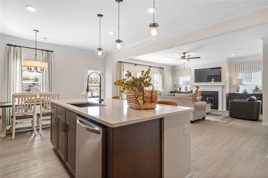 Furnished interior view inside a new home in The Stiles, Cartersville (Image 21).