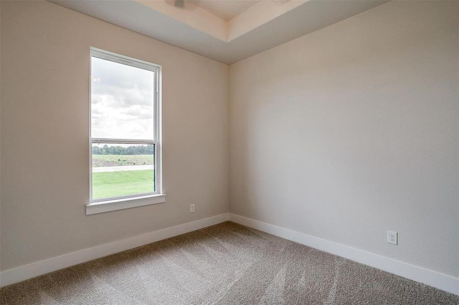 Empty room featuring carpet