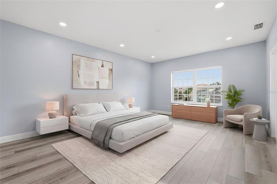 Furnished interior view inside a new home in , Tarpon Springs (Image 10).