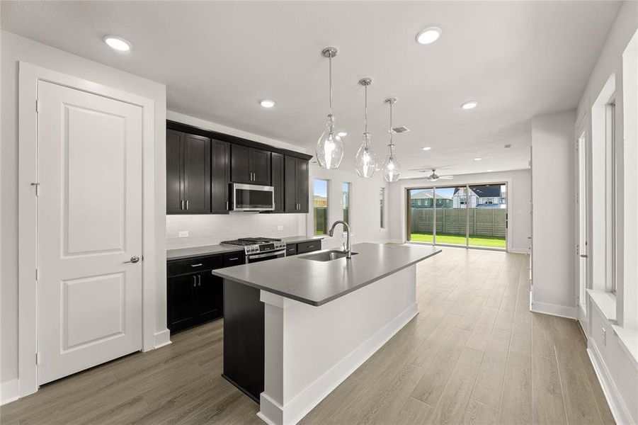 Furnished interior view inside a new home in Garden Collection at Harvest, Argyle (Image 6).