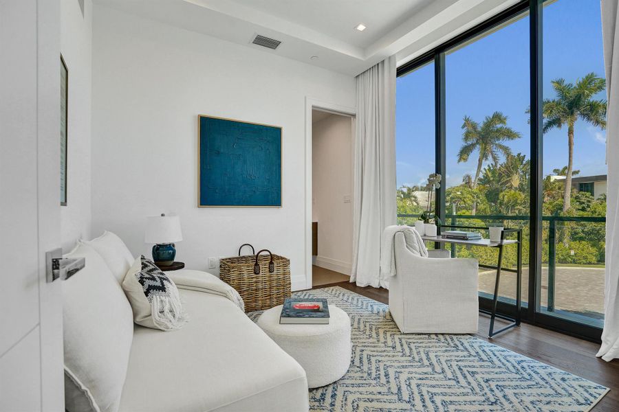Furnished interior view inside a new home in , Delray Beach (Image 12). Furnished interior view inside a new home in , Delray Beach (Image 12).