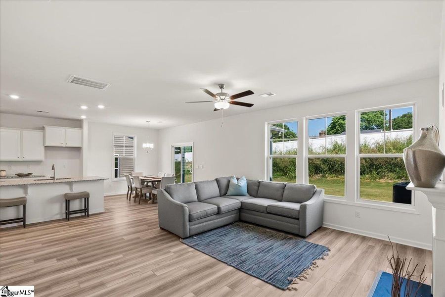 Furnished interior view inside a new home in Halton Oaks, Spartanburg (Image 10). Furnished interior view inside a new home in Halton Oaks, Spartanburg (Image 10).