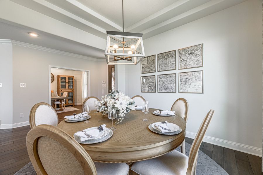 Furnished interior view inside a new home in ARTAVIA, Conroe (Image 26).