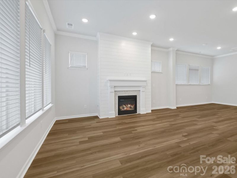 Spacious, unfurnished interior of a new home in Encore at Streamside - Classic Series, Waxhaw (Image 24).