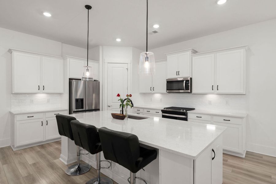 Furnished interior view inside a new home in Summerwind Crossing at Lakes of Cane Bay, Summerville (Image 19).
