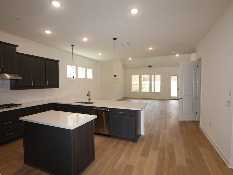Furnished interior view inside a new home in Edgewood, Leander (Image 11). Furnished interior view inside a new home in Edgewood, Leander (Image 11).