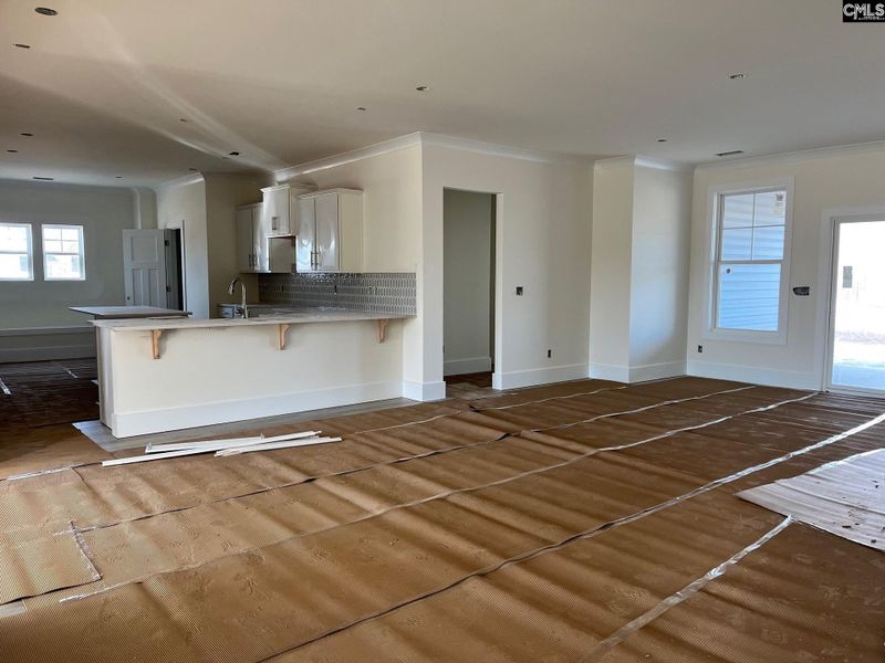 In-progress construction of a new home in Blythewood Farms, Blythewood, SC (Image 42).