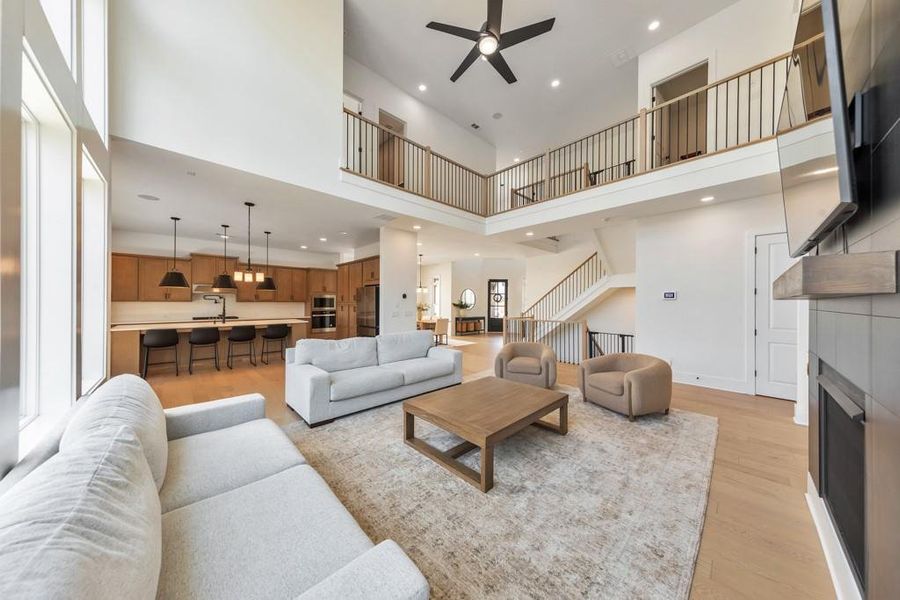 Furnished interior view inside a new home in , Woodstock (Image 17).