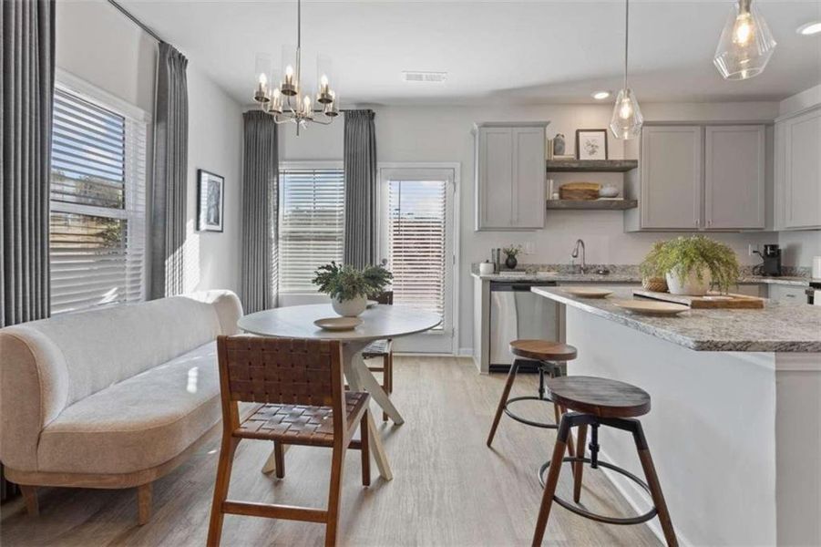 Furnished interior view inside a new home in Azalea Hills, Temple (Image 11).