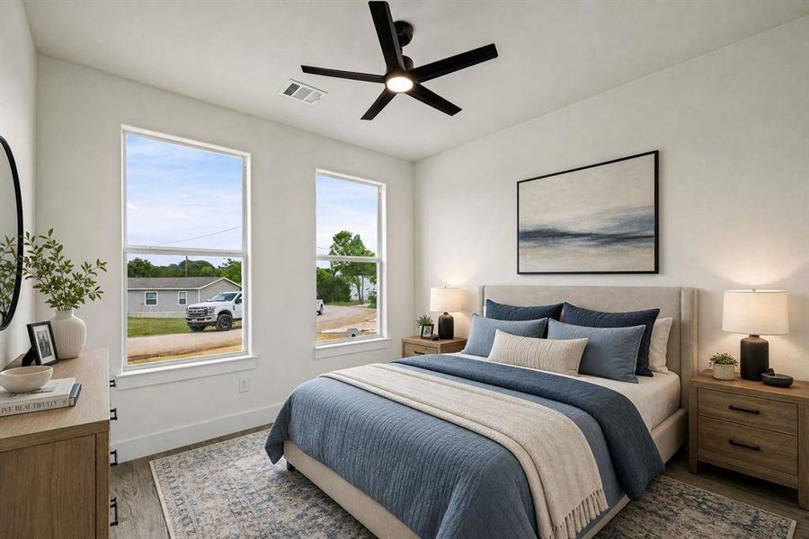 Furnished interior view inside a new home in , Granbury (Image 7).