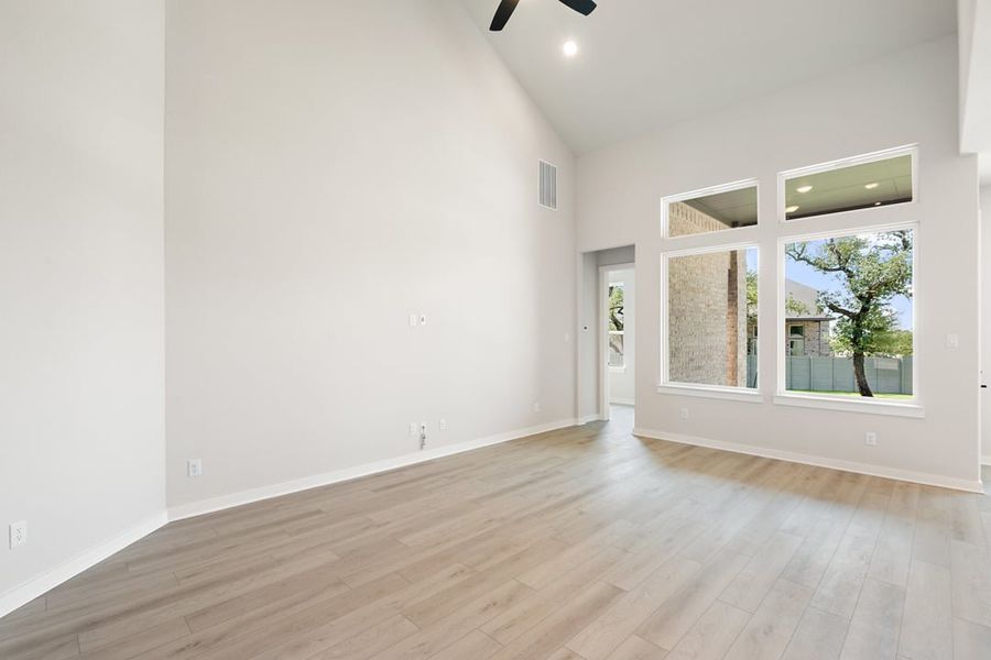 Spacious, unfurnished interior of a new home in Park Collection At Wolf Ranch, Georgetown (Image 40).