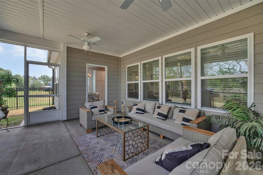 Exterior details and patio area of a home in , Monroe (Image 24).