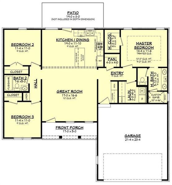 2D floor plan layout of this home in , Douglasville, GA (Image 3).