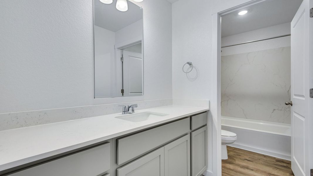 Furnished interior view inside a new home in Vista Meadows, Fort Lupton (Image 8).