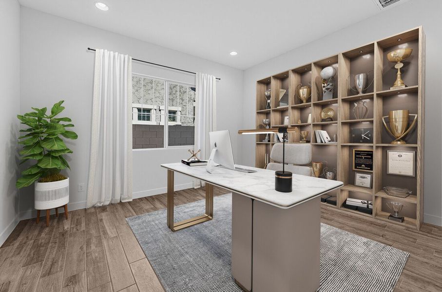 Furnished interior view inside a new home in Legado, Queen Creek (Image 8).